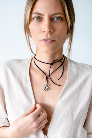 Collar Ramita Plata 925